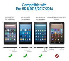 Estuche Jetech Para Tablet Amazon Fire Hd 8 (8ª/ 7ª/ 6ª Gen) - comprar online