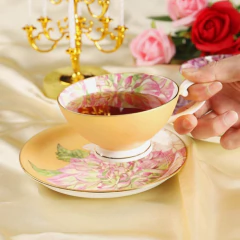 Juego De Taza Y Platillo Pulchritude, 8 Piezas