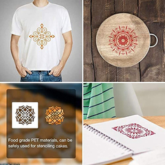 Pinturas-stencils - Plantilla Reutilizable, Corte Láser - Danielle's Store