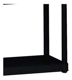 Estantería Multiusos De Resina Color Negro/4 Niveles. - Danielle's Store