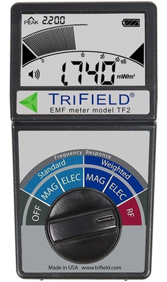 Medidor Trifield Radio Frecuencia, Electromagnética 3 Tipos - comprar online