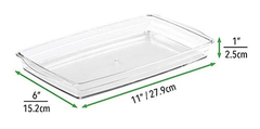 Imagen de Bandeja Organizadora De Almacenamiento De Plástico Para Baño