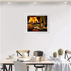 Pintura De Diamantes De Imitación 5d Para Vino Y Comida - comprar online