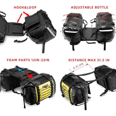 Imagen de Alforjas Impermeables Rockbros, Para Motocicleta, 2 Piezas