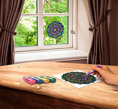 Joy De Coloring - Vidriera De Arte - Danielle's Store