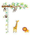 Pegatinas De Pared Extraíbles Para Niños Diseño De Monos