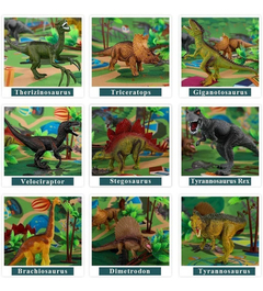 Temi Dinosaur Toy Figure W/ Activity Play Mat & Trees, Ed... - comprar online