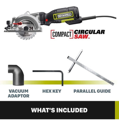 Imagen de Sierra Circular Compacta Rockwell Rk3441k De 4-1/2'' 5amp