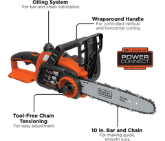 Motosierra Black+decker 20v Max Inalámbrica, 25.4cm - comprar online