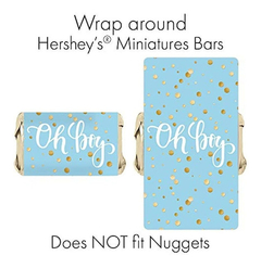 Pegatinas De Papel De Regalo En Miniaturas Color Azul - Danielle's Store