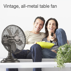 Ventilador De Mesa De Metal Clásico Lasko R12210 Con Ventila - comprar online