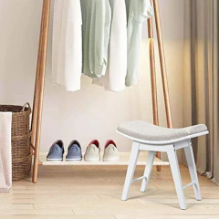 Taburete De Tocador De Maquillaje Con Superficie De Asiento - Danielle's Store