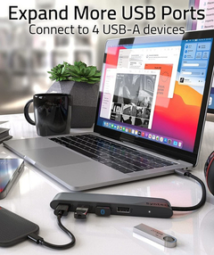 Hub Usb-c A Usb 3.0 Thunderbolt 3 Con Adaptador Usb en internet