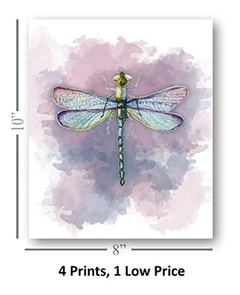Dragonflies Art Hermosas Decoración Del Hogar - Danielle's Store