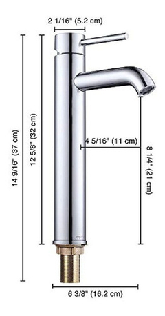Grifo Monomando Para Lavabo De Baño Aquaterior - Danielle's Store