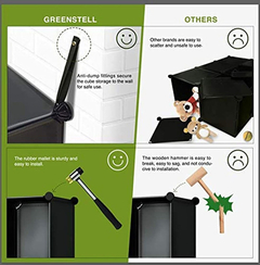 Greenstell Cubos Organizador De Almacenamiento, Diy Estantes - comprar online