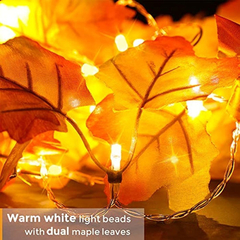 Guirnalda De 40 Luces Led Para Decoración De Otoño - Danielle's Store