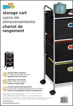 Cómodas Cómoda De 3 Cajones Con Ruedas - tienda online