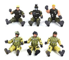 6 Piezas Figura De Acción Soldados Del Ejército De Juguete - comprar online