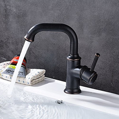 Rozin - Grifo Para Lavabo Con Caño Giratorio - Danielle's Store