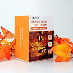 Guirnalda De 40 Luces Led Para Decoración De Otoño
