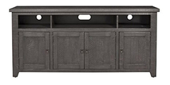 Mueble Para Tv De Madera Color Gris De 4 Niveles.