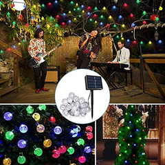 Guirnalda De Luces Solares Para Jardín 50 Luces Led - Danielle's Store