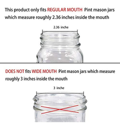 Mason Jar Tapas Para Dispensador De Jabón Líquido (2) - Danielle's Store