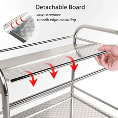 Ykease - Estantería De 3 Estantes Sobre Ruedas, Para Cocina, - comprar online