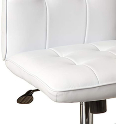Silla De Oficina Moderna,color Blanco 27''x27''x38,5''in. - Danielle's Store