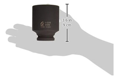 Sunex 458d - Llave De Vaso De Impacto De 6 Puntos (0.7 In)