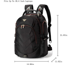 Mochila Para Laptop Freebiz 18.4'', Negra - comprar online