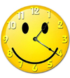 Reloj De Pared Redondo Decorativo De Cara Sonriente