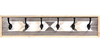 Excello Global Products Chevron - Perchero Con 7 Ganchos