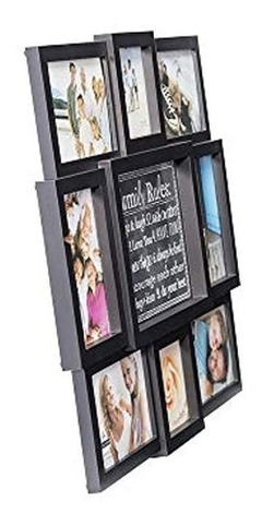 Marco Grande Para Collage De Fotos, 8 Opciones, Negro - tienda online