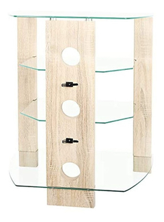 Mueble Para Tv De Madera Y Cristal Templado/4 Niveles. - tienda online
