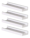 Estanteria Flotantes De Pared, 4 Niveles, Color Blanco
