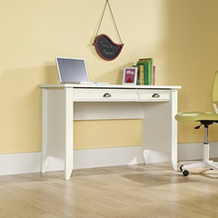 Escritorio Con Cajones De Madera Color Blanco. - comprar online