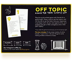 Imagen de Juego De Mesa Y Cartas Para Adultos Off Topic -