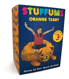 Imagen de Puffs Para Almacenamiento Diseño De Gato Naranja. Stuffums