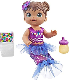 Muñeca Con Diseño De Sirena (pelo Café) Baby Alive