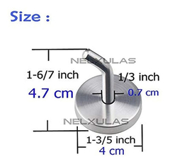 Gancho De Pared De Acero Inoxidable Nelxulas - tienda online