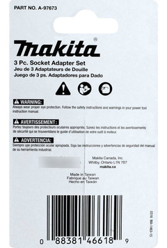 Boquillas Y Adaptadores Makita A-97673 (2 ), 3 Piezas en internet