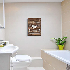 Letrero De Reglas De Baño, Diseño Vintage De Letreros en internet