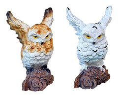 Imagen de 5 Piezas Búhos Hadas Jardín Miniatura Adornos Mini Animales