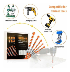 Brocas De Carburo Hilbertbrook, Multimaterial, 10 Piezas - Danielle's Store