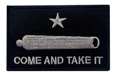 Come Y Pistola De Texas Bandera De Revolución