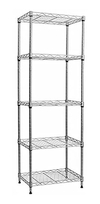 Estanterías De Metal De 5 Hilos Estantes Ajustables