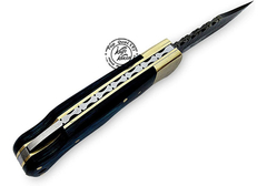 Cuchillo De Bolsillo Knife Knation, Hoja De Damasco, 16.5cm - Danielle's Store