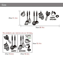 Utensilios De Cocina Removibles Cocina & Comedor Pared - comprar online